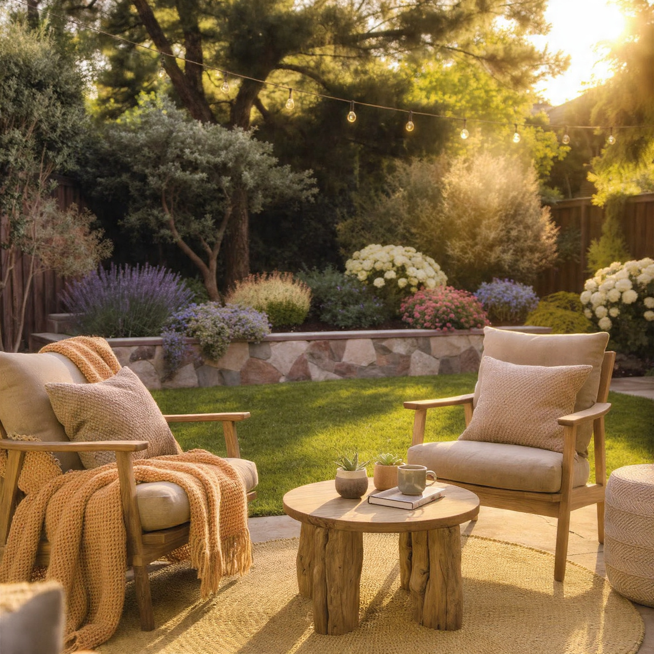 Cozy Backyard Seating