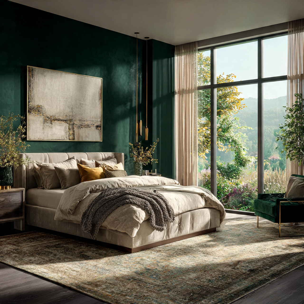 Emerald Green Bedroom Ideas