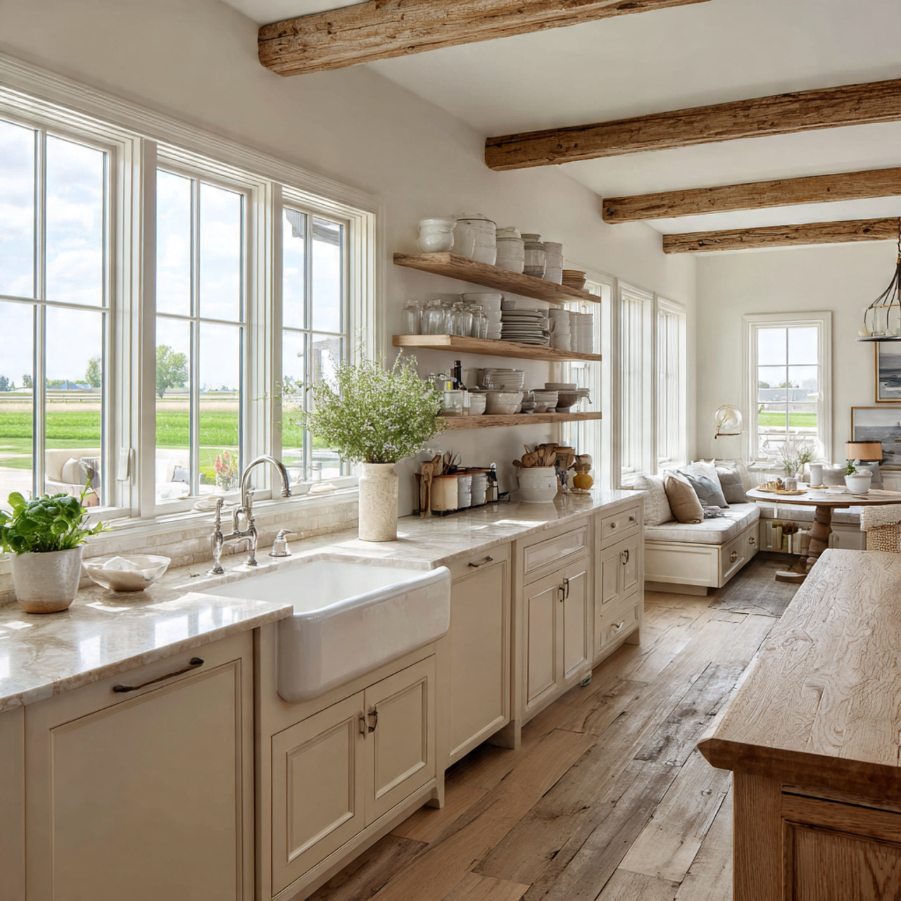 25 Farmhouse Kitchen Ideas: Cozy, Rustic, & Timeless Designs for Your Home 27 Farmhouse Kitchen Ideas