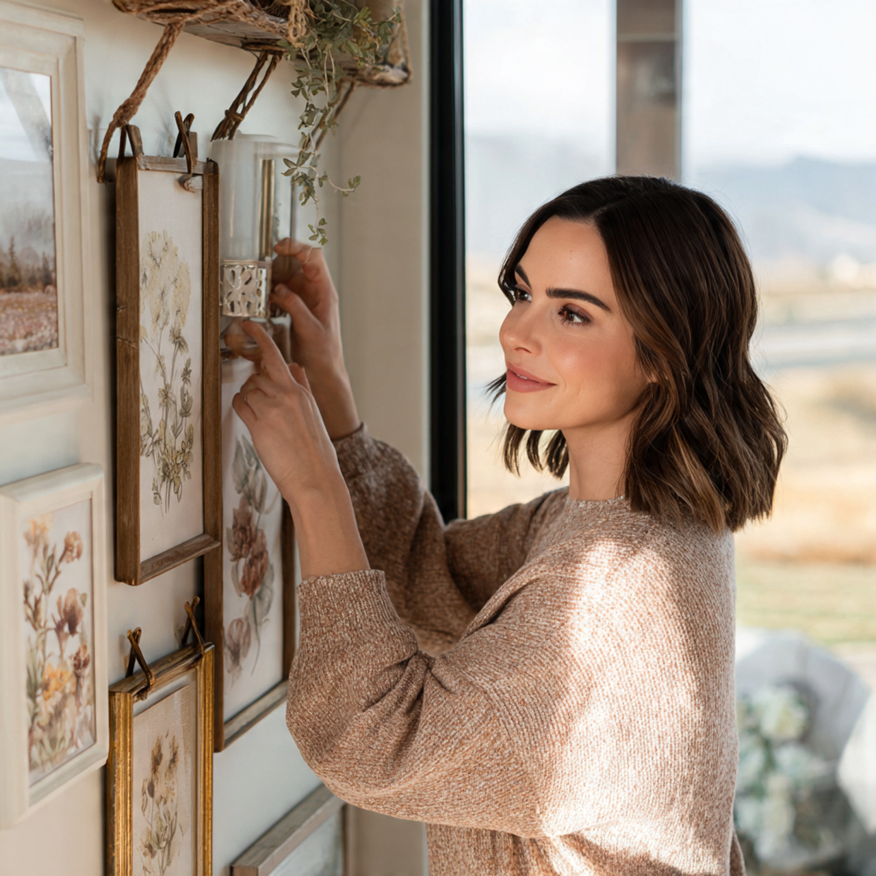 25 Farmhouse Bedroom Ideas to Create a Warm, Elegant Retreat 21 a beautifully styled modern farmhouse wall decor 1