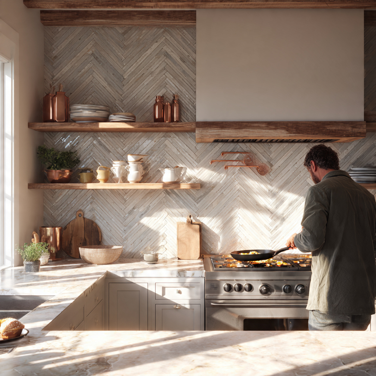 25 Farmhouse Kitchen Ideas: Cozy, Rustic, & Timeless Designs for Your Home 10 a bright farmhouse kitchen with a vertical