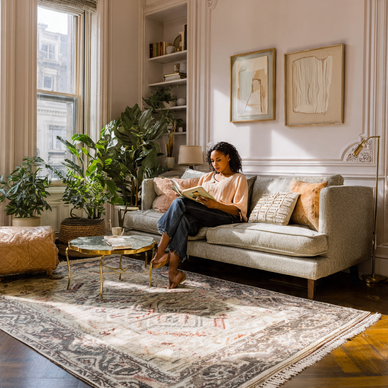 25 Chic Small Room Ideas: Transform Your Tiny Space Into Luxury 20 a chic small living area with layered