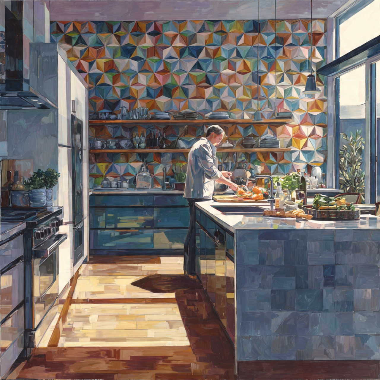 25 Dream Kitchen Design Ideas for a Stylish, Functional Home 15 a contemporary kitchen with a vibrant colorful