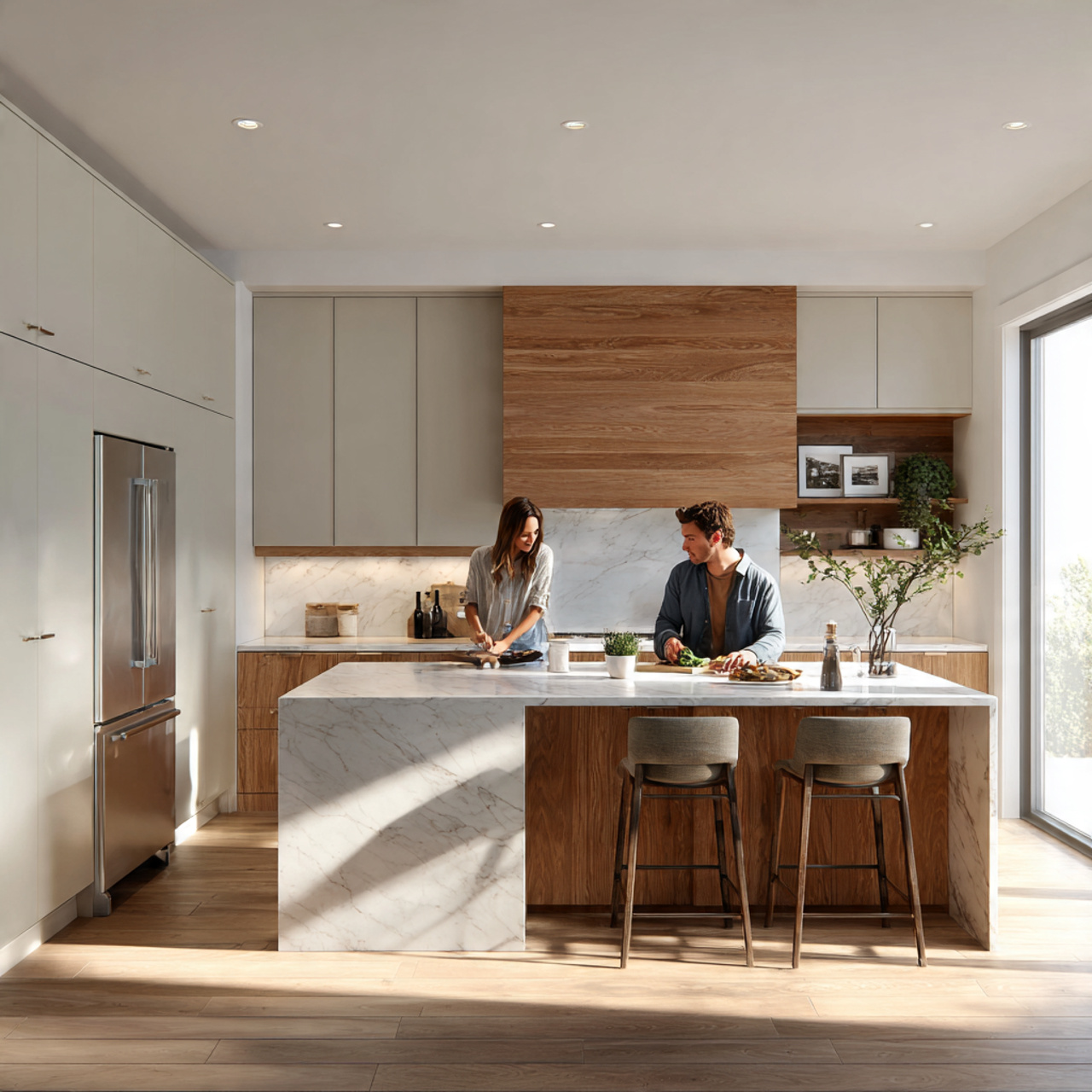 25 Dream Kitchen Design Ideas for a Stylish, Functional Home 22 a modern kitchen designed with distinct task