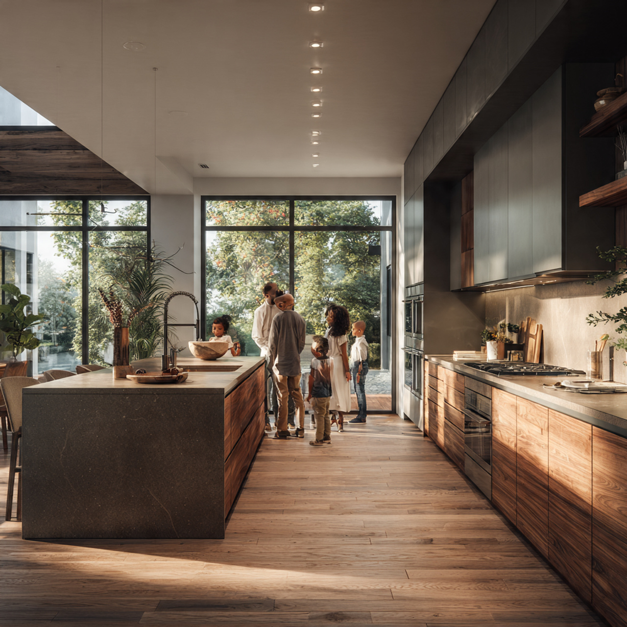 25 Dream Kitchen Design Ideas for a Stylish, Functional Home 1 a modern kitchen featuring seamlessly integrated appliances