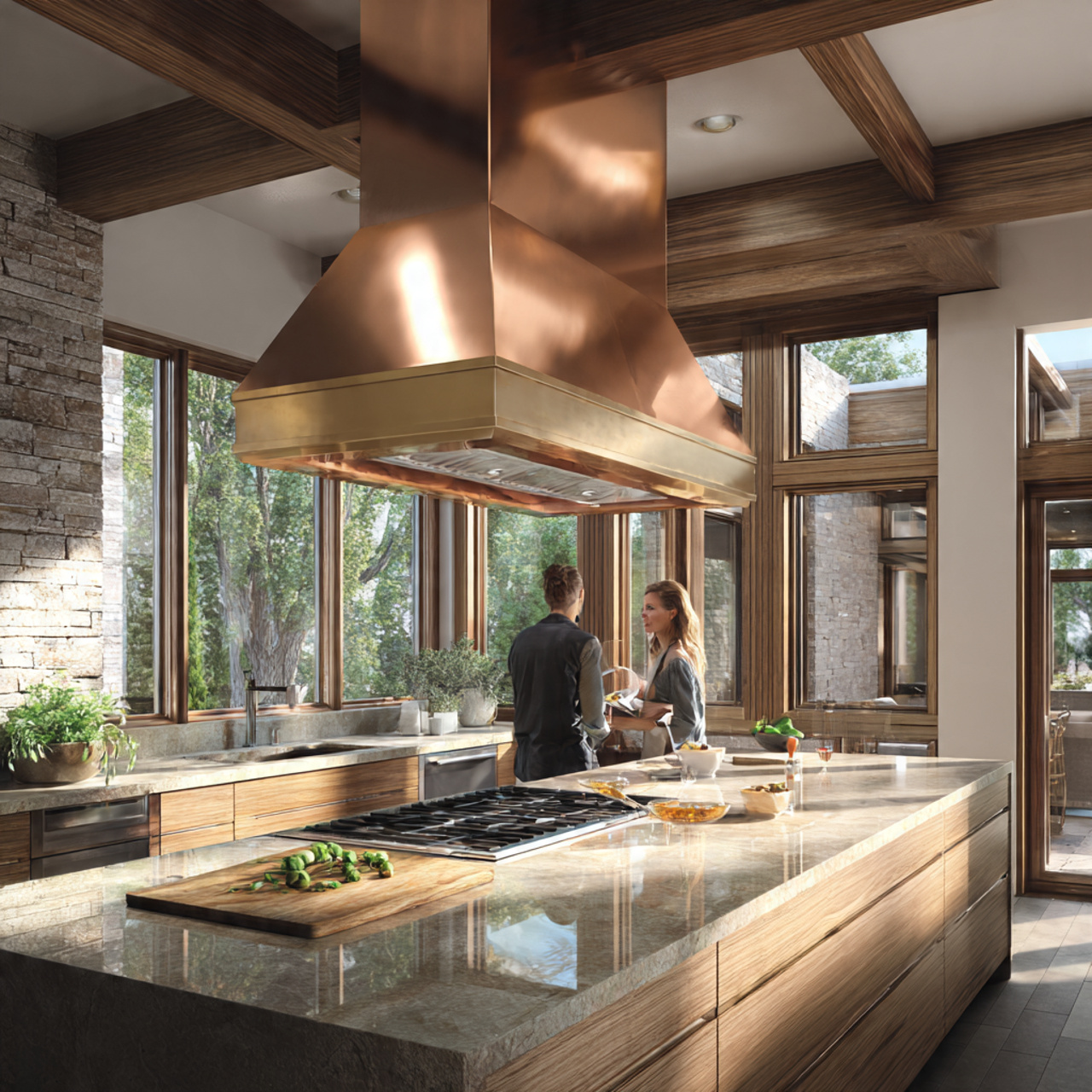 25 Dream Kitchen Design Ideas for a Stylish, Functional Home 11 a modern kitchen with a bold custom