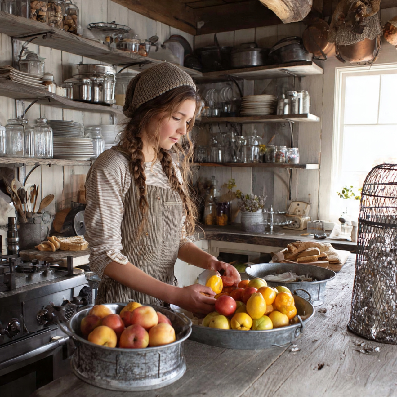 25 Farmhouse Kitchen Ideas: Cozy, Rustic, & Timeless Designs for Your Home 14 a rustic farmhouse kitchen featuring galvanized metal