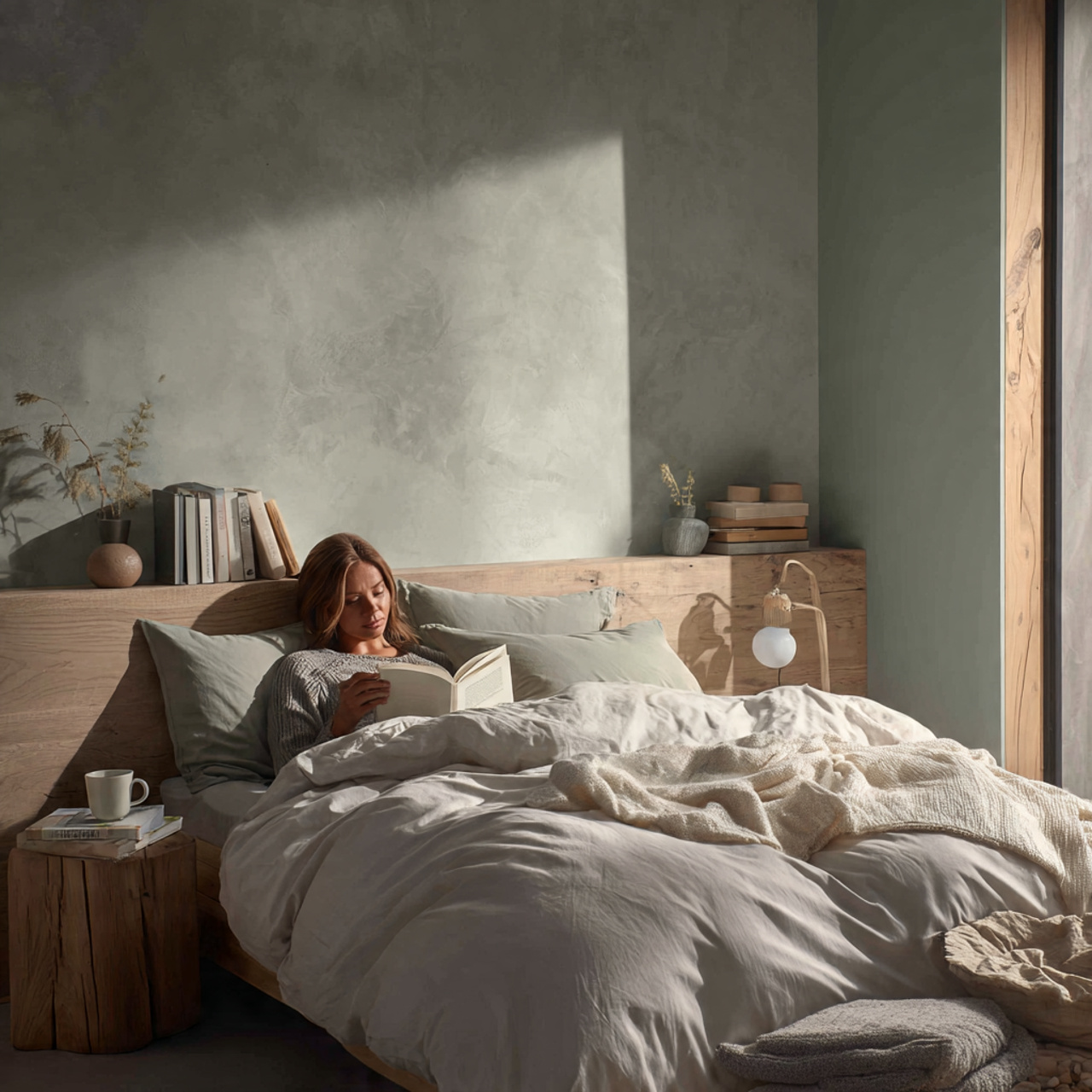 25 Transform Your Space with Stunning Paint Color Schemes for Stylish Home Ideas 13 a serene bedroom using restful bedroom cool