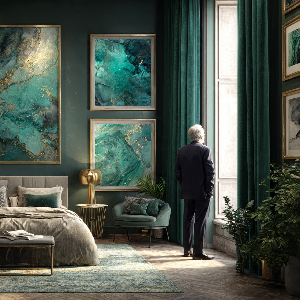 Dark Green Bedroom Ideas