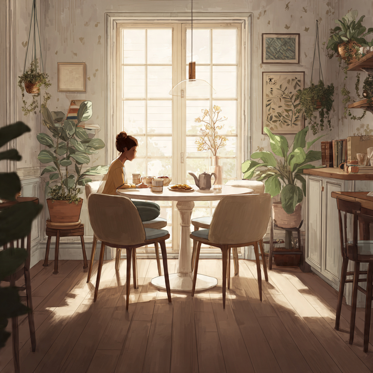 25 Breakfast Nook Ideas: Cozy, Stylish & Functional Spaces for Every Home 18 a breakfast nook centered around a round 1