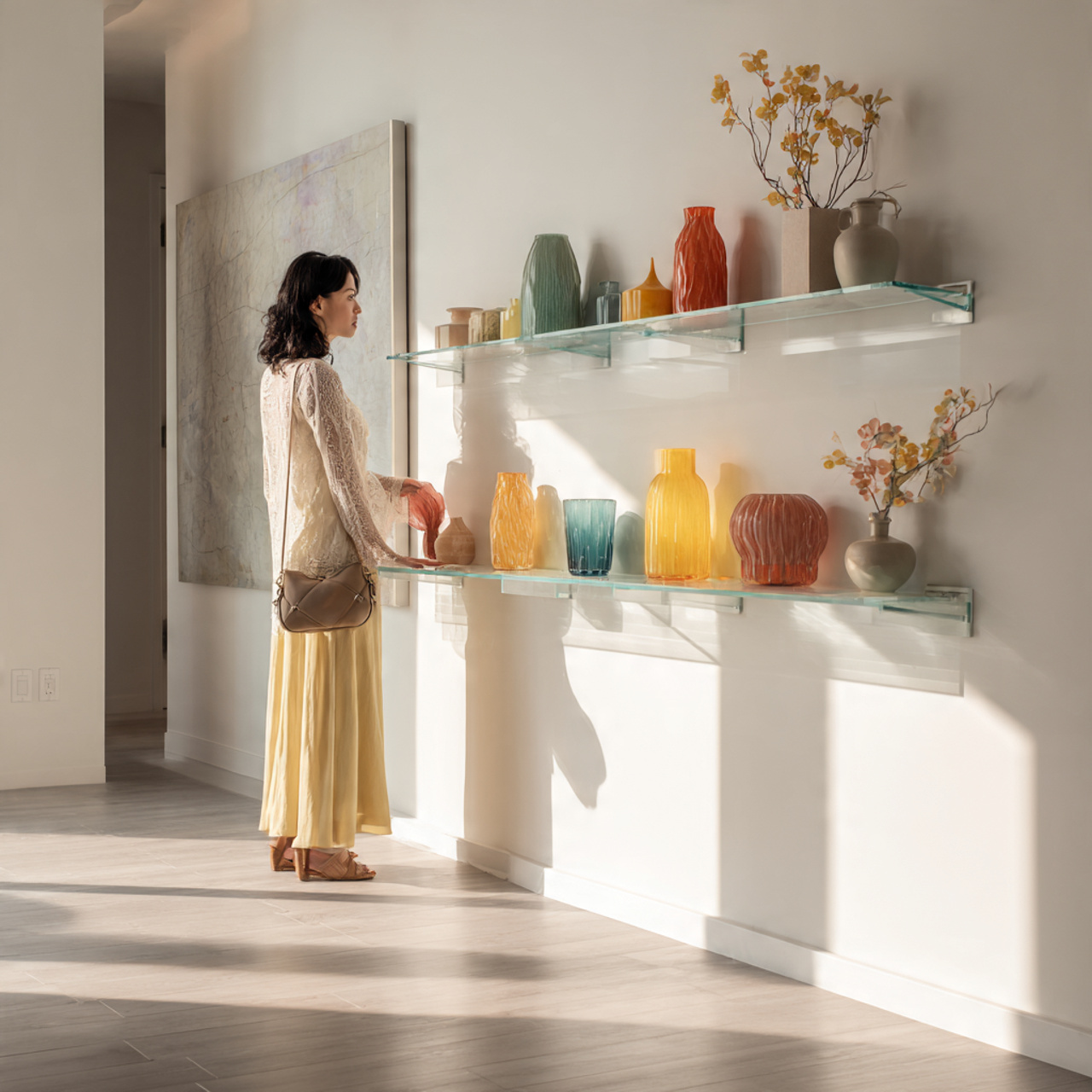 25 Stunning Apartment Entryway Ideas to Transform Your Home Instantly 15 a bright apartment entryway with floating acrylic