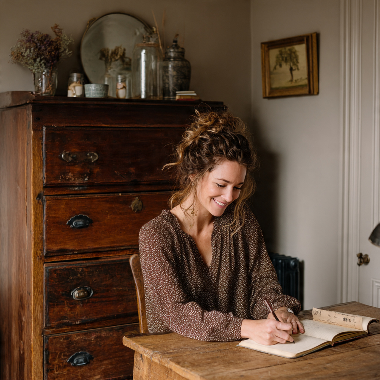 25 Home Office Inspiration Ideas for a Stylish, Productive Workspace 15 a charming home office inspiration featuring upcycled