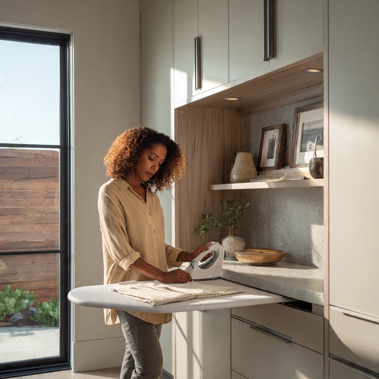 25 Best Laundry Room Ideas for a Stylish Upgrade 8 a compact laundry room showing a hidden