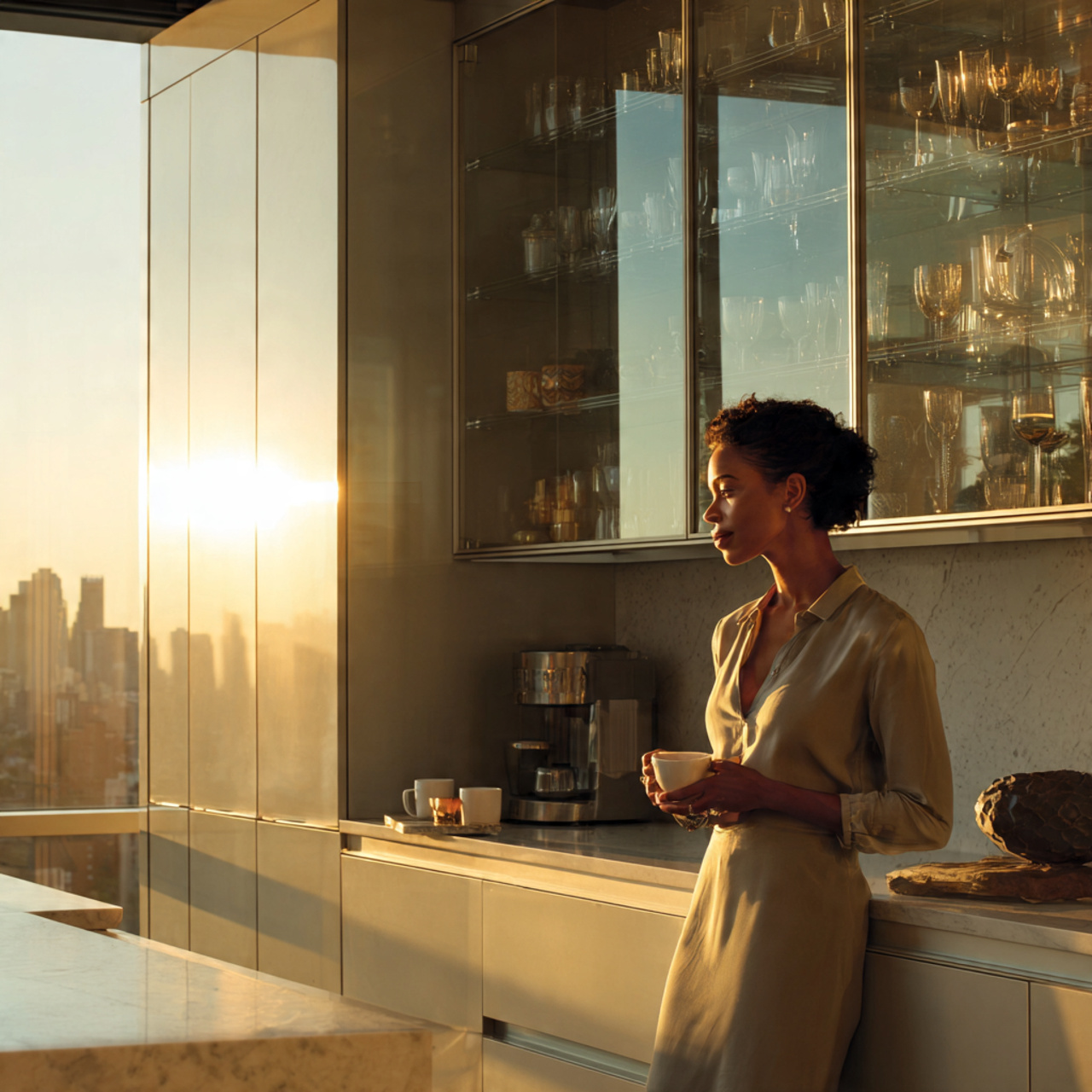 25 Dream Kitchen Cabinets Ideas to Transform Your Space 3 a contemporary kitchen featuring elegant glass front cabinets