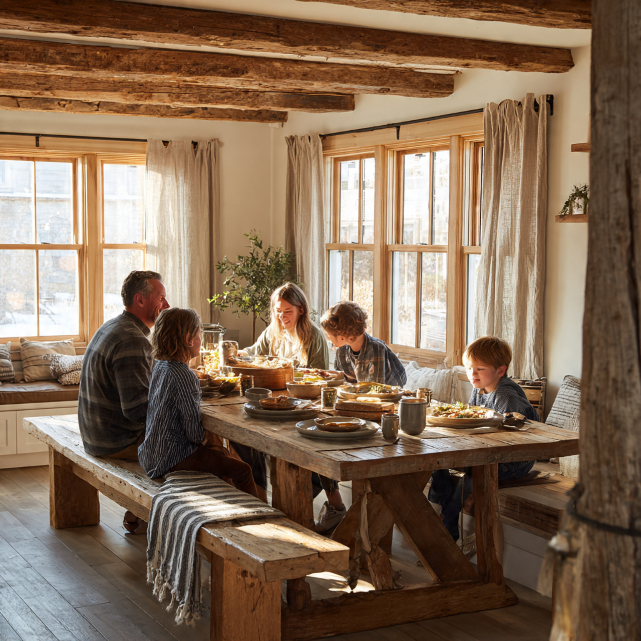 25 Stunning Dining Table Ideas to Transform Your Home 22 a cozy farmhouse dining room with a 1