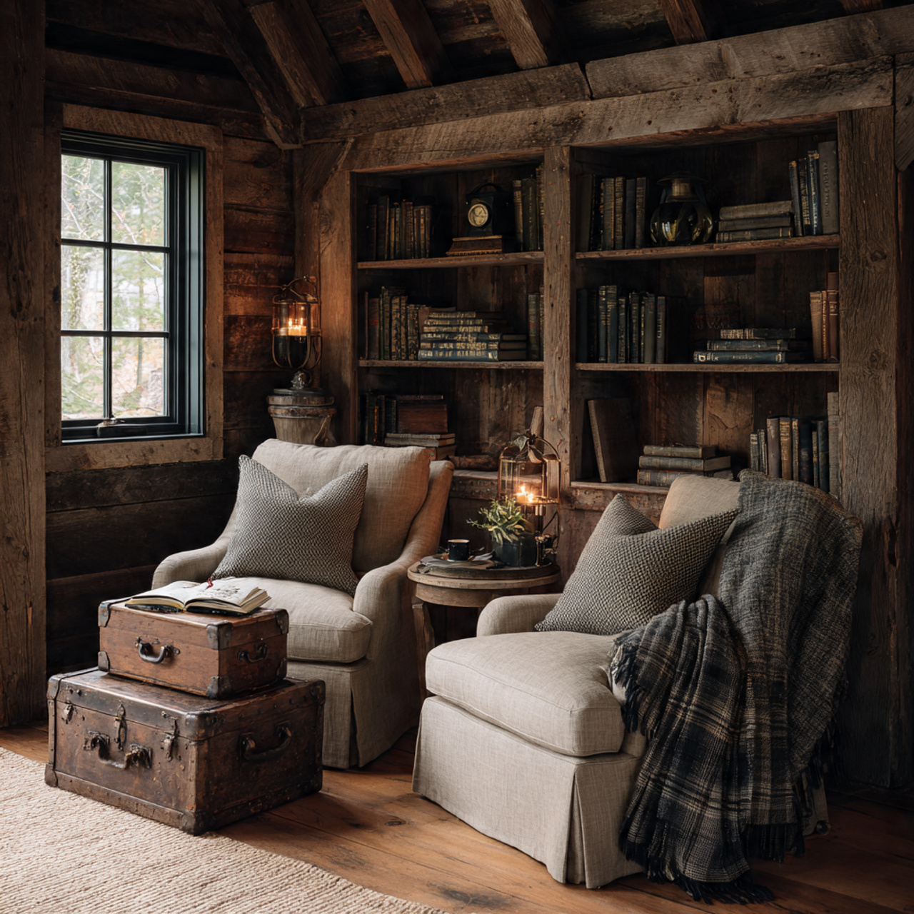 25 Inspiring Reading Room Ideas to Transform Your Space 15 a cozy rustic farmhouse reading room with