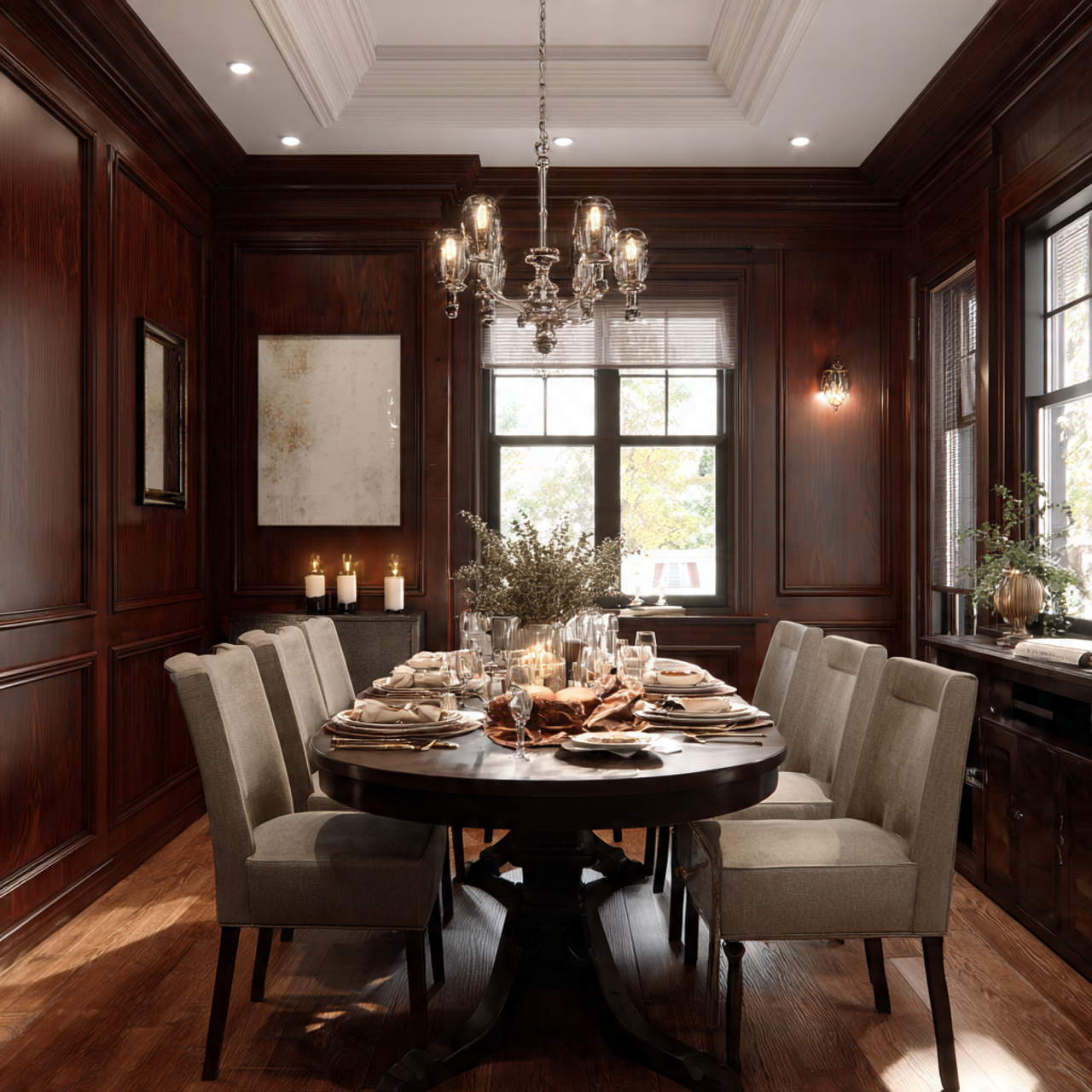 25 Stunning Dining Table Ideas to Transform Your Home 10 a formal dining room with a dark
