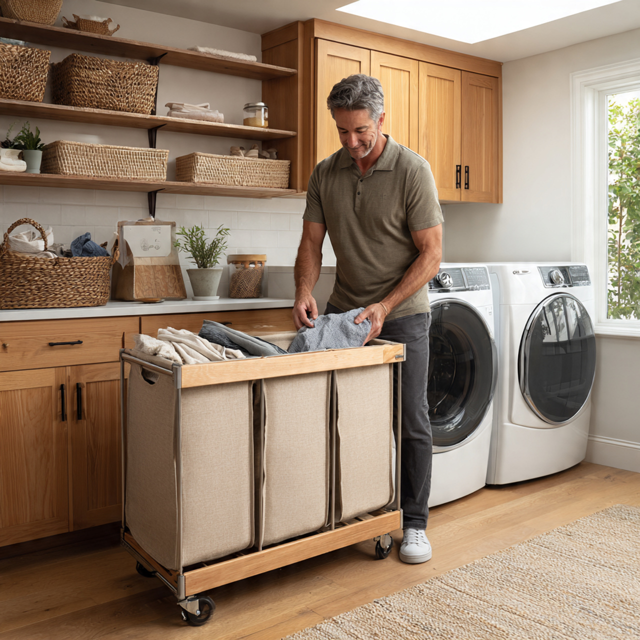 25 Best Laundry Room Ideas for a Stylish Upgrade 9 a functional laundry room with a multi compartment