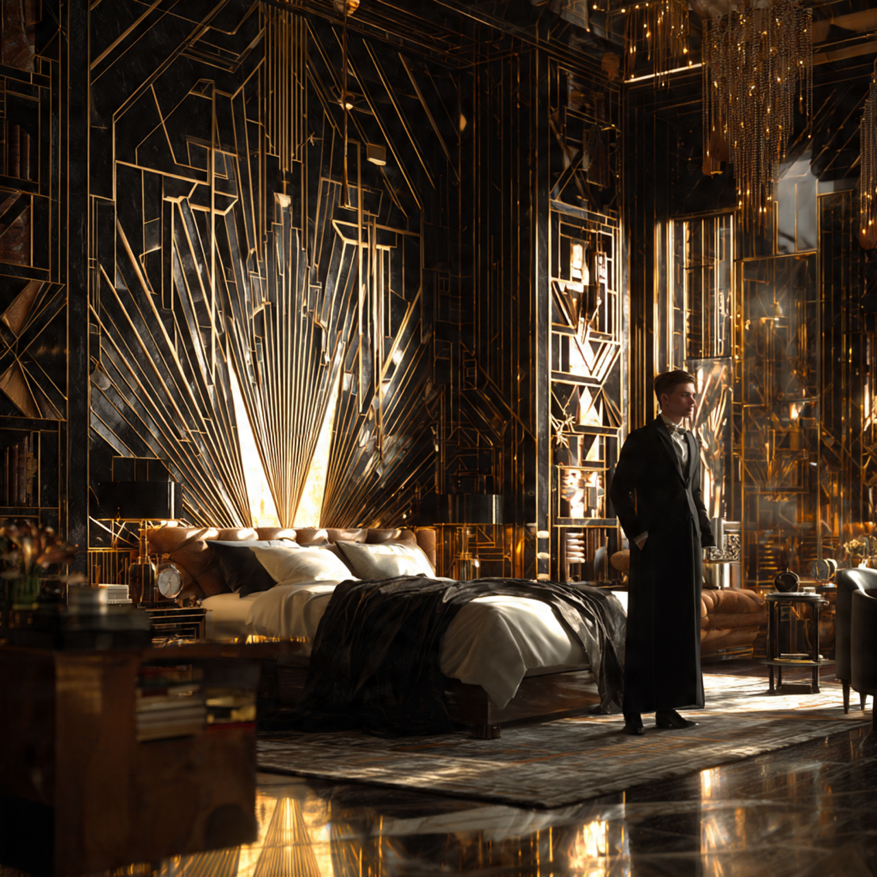 25 Bedroom Design Ideas That Instantly Transform Your Space Into a Dream Sanctuary 9 a glamorous bedroom using bedroom design ideas