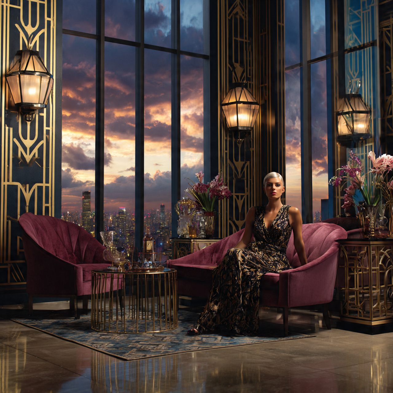 25 Sitting Room Ideas to Instantly Refresh Your Home in Style 12 a glamorous sitting room ideas scene featuring