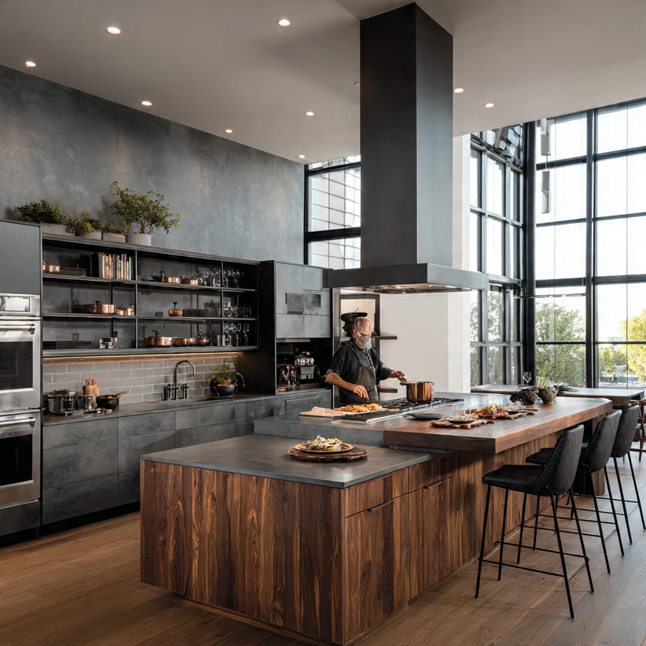 25 Stunning House Ideas to Elevate Your Home Design 19 a high performance chef s kitchen with commercial grade appliances 1