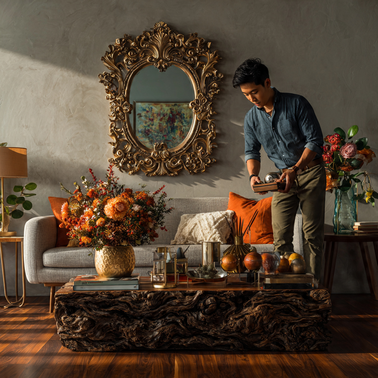 25 Room Decor Ideas for a Stylish, Cozy & Modern Home 17 a living room with a blend of