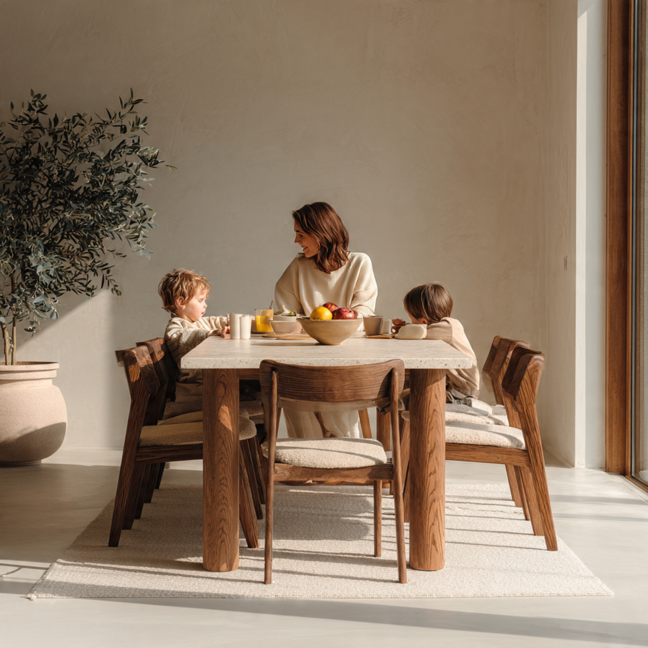 25 Stunning Dining Table Ideas to Transform Your Home 14 a minimalist japandi style dining room with a