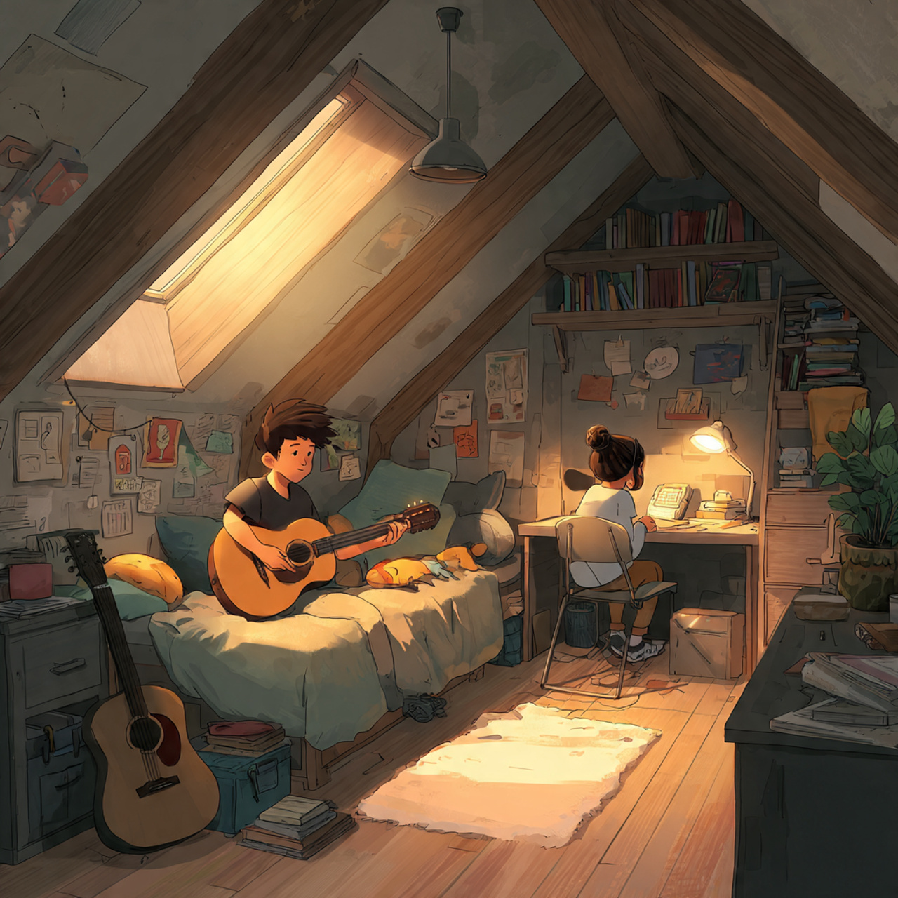 25 Stunning Attic Room Ideas to Transform Your Home 19 a modern attic teenager s sanctuary with sloped