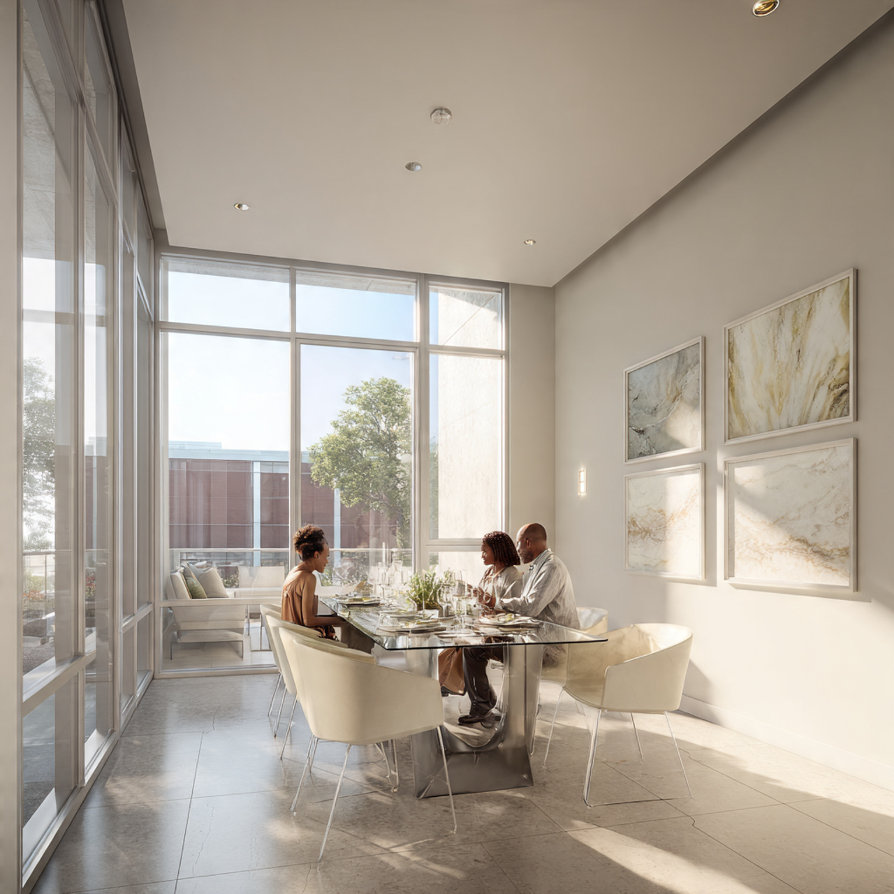 25 Stunning Dining Table Ideas to Transform Your Home 2 a modern dining space with a sleek