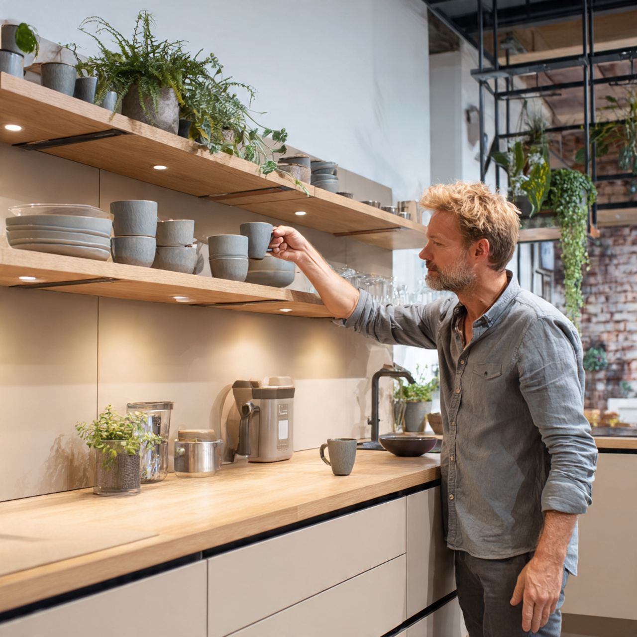 25 Dream Kitchen Cabinets Ideas to Transform Your Space 2 a modern kitchen showcasing floating shelving dream