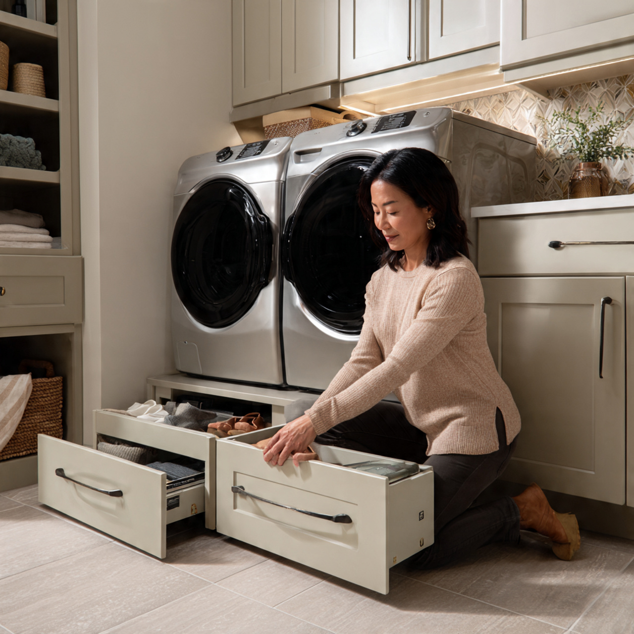 25 Best Laundry Room Ideas for a Stylish Upgrade 24 a modern laundry room showcasing washer and