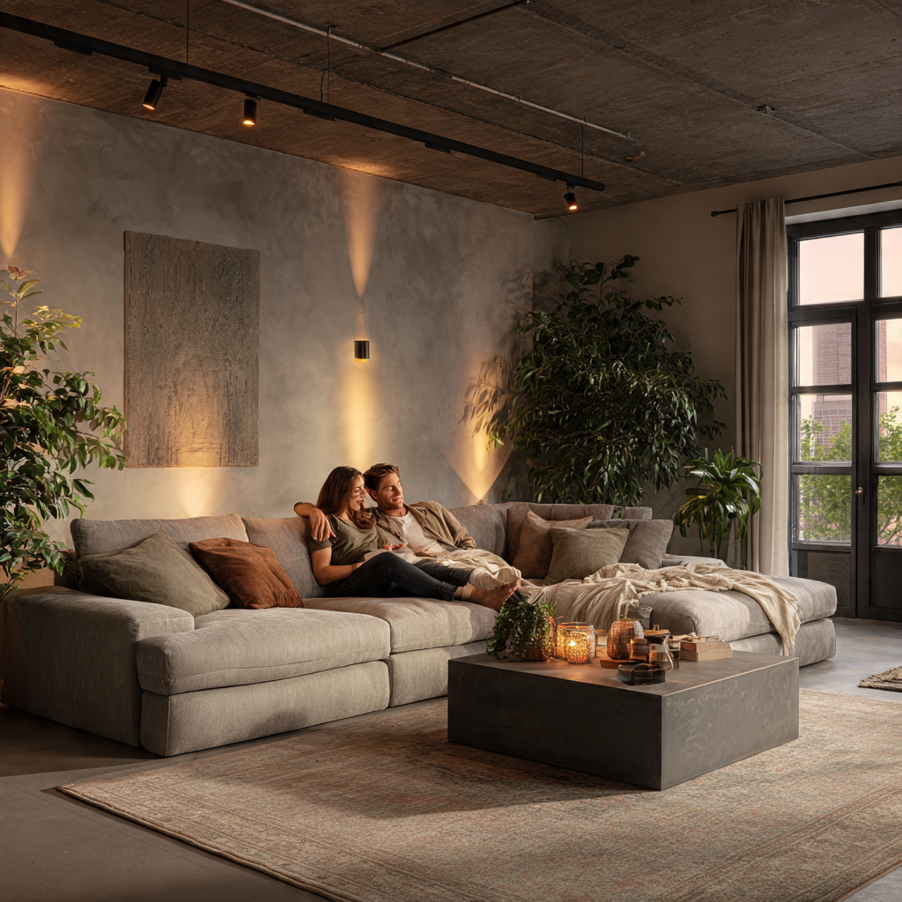 25 Living Room Lighting Ideas to Brighten and Transform Your Home 16 a modern living room with corner uplighting