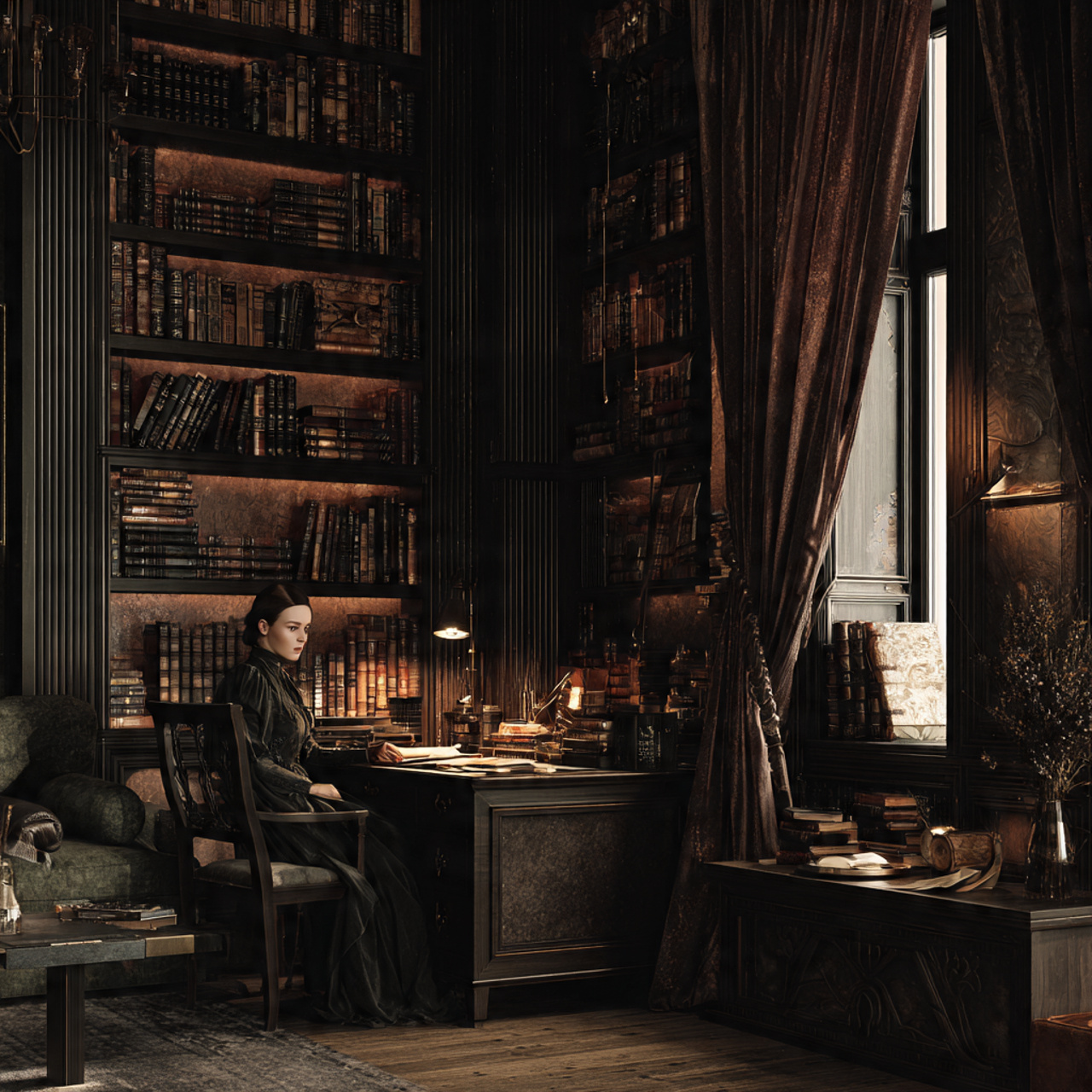 25 Bedroom Design Ideas That Instantly Transform Your Space Into a Dream Sanctuary 19 a moody dark academia bedroom using bedroom