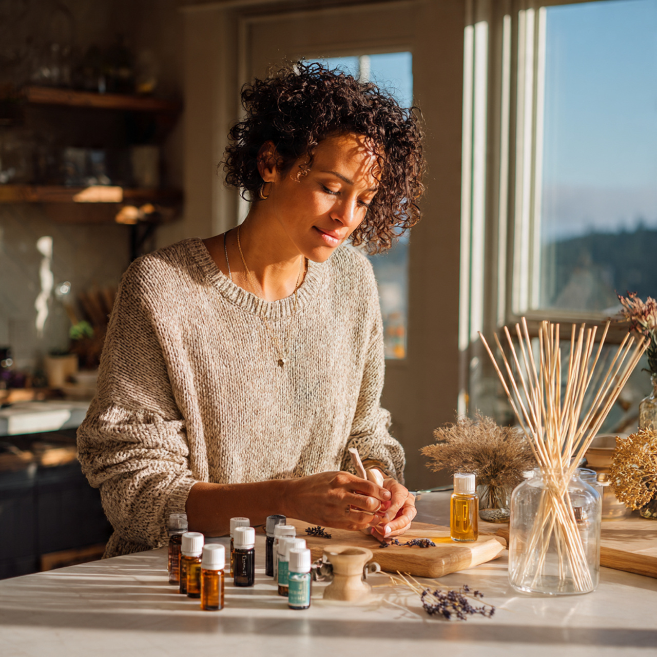 25 DIY and Craft Ideas That Inspire Creativity & Transform Your Home 11 a person assembling a homemade essential oil