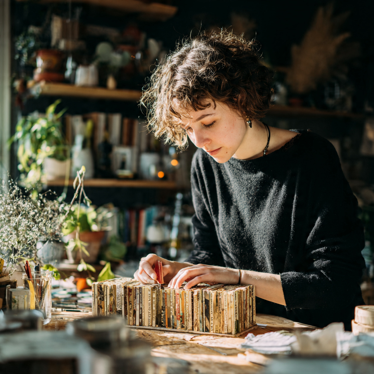 25 DIY and Craft Ideas That Inspire Creativity & Transform Your Home 10 a person creating a decorative wall art