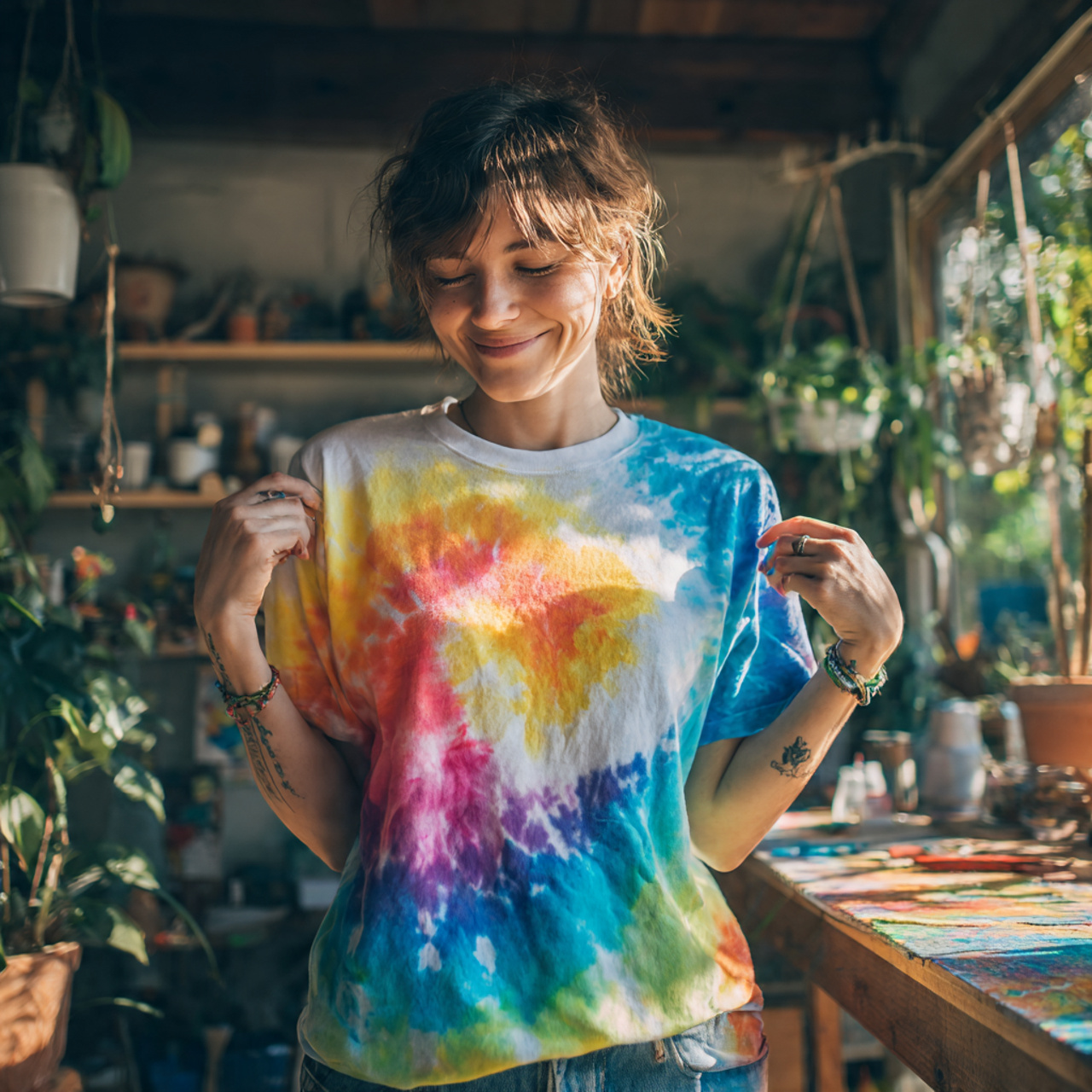 25 DIY and Craft Ideas That Inspire Creativity & Transform Your Home 22 a person twisting a white t shirt and