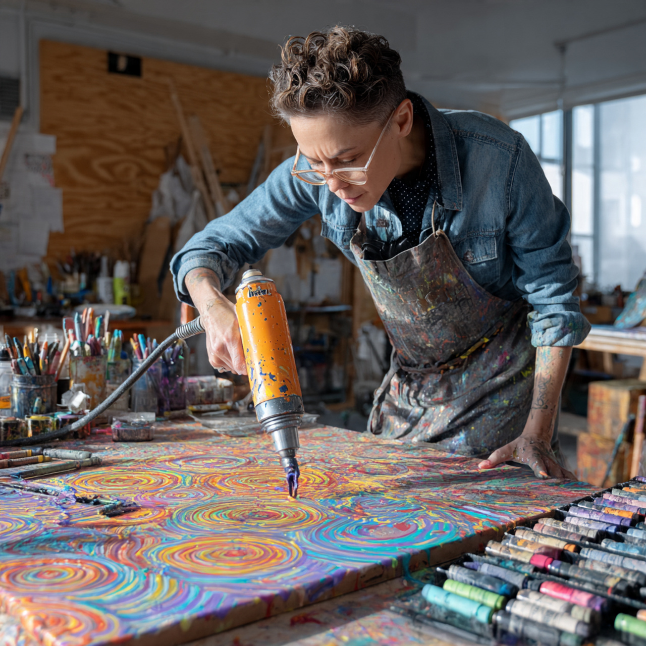 25 DIY and Craft Ideas That Inspire Creativity & Transform Your Home 24 a person using a heat gun to