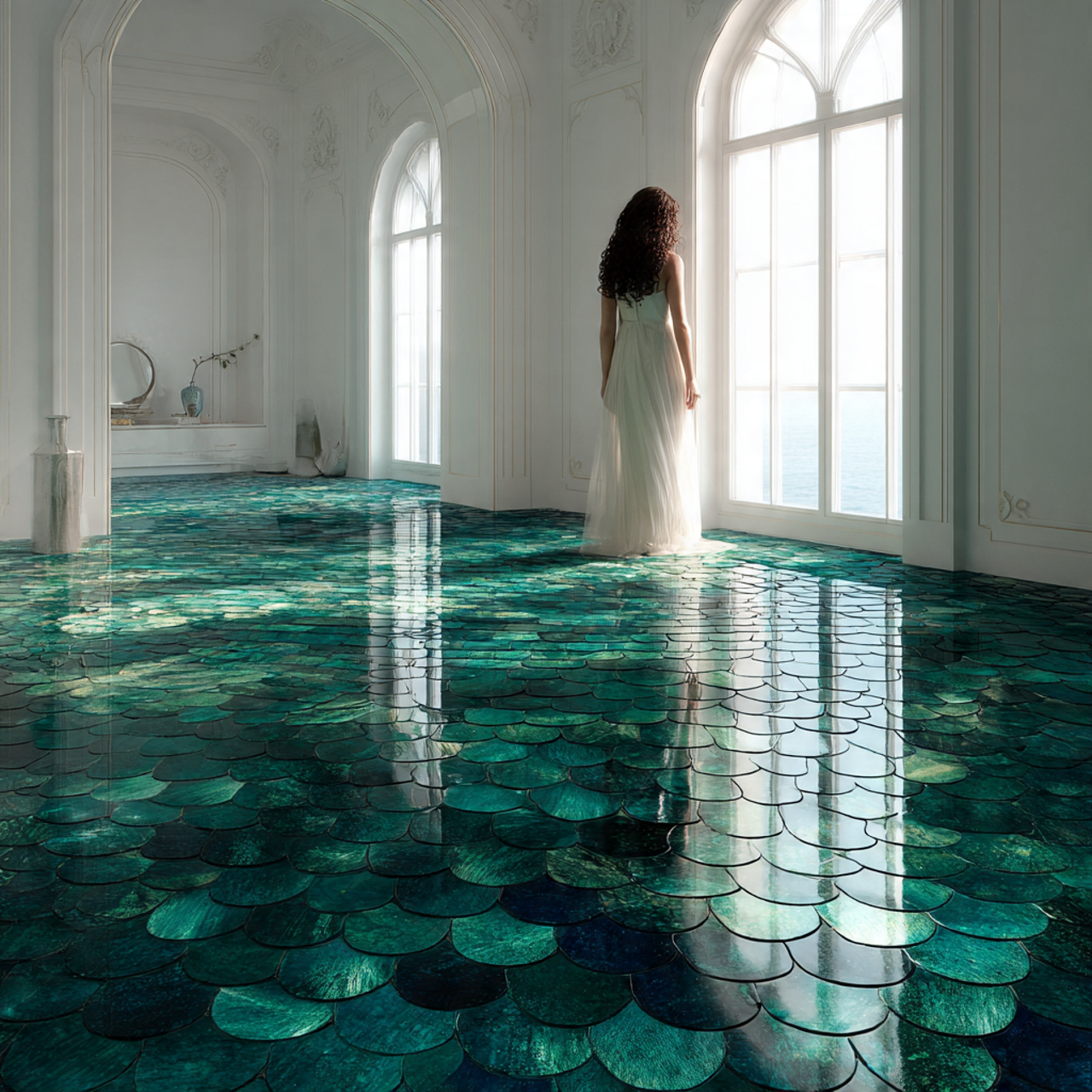 25 Bathroom Flooring Ideas for Stylish, Luxurious & Modern Homes 21 a photorealistic bathroom flooring ideas scene with