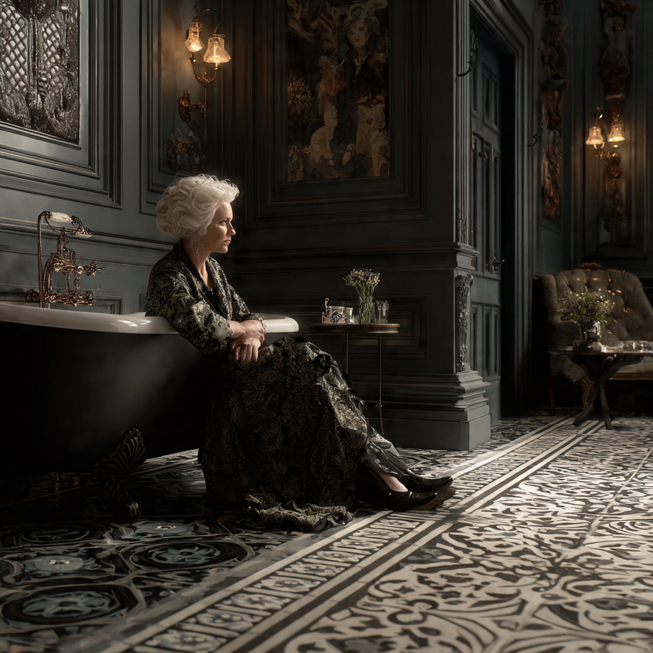 25 Bathroom Flooring Ideas for Stylish, Luxurious & Modern Homes 8 a realistic heritage style bathroom flooring ideas image