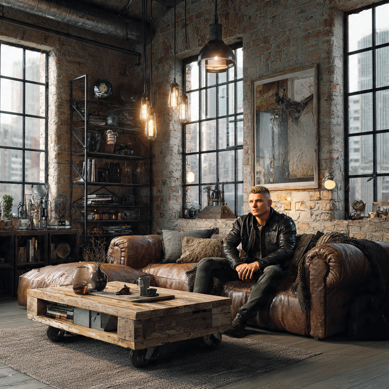 25 Sitting Room Ideas to Instantly Refresh Your Home in Style 4 a realistic industrial loft interior highlighting sitting