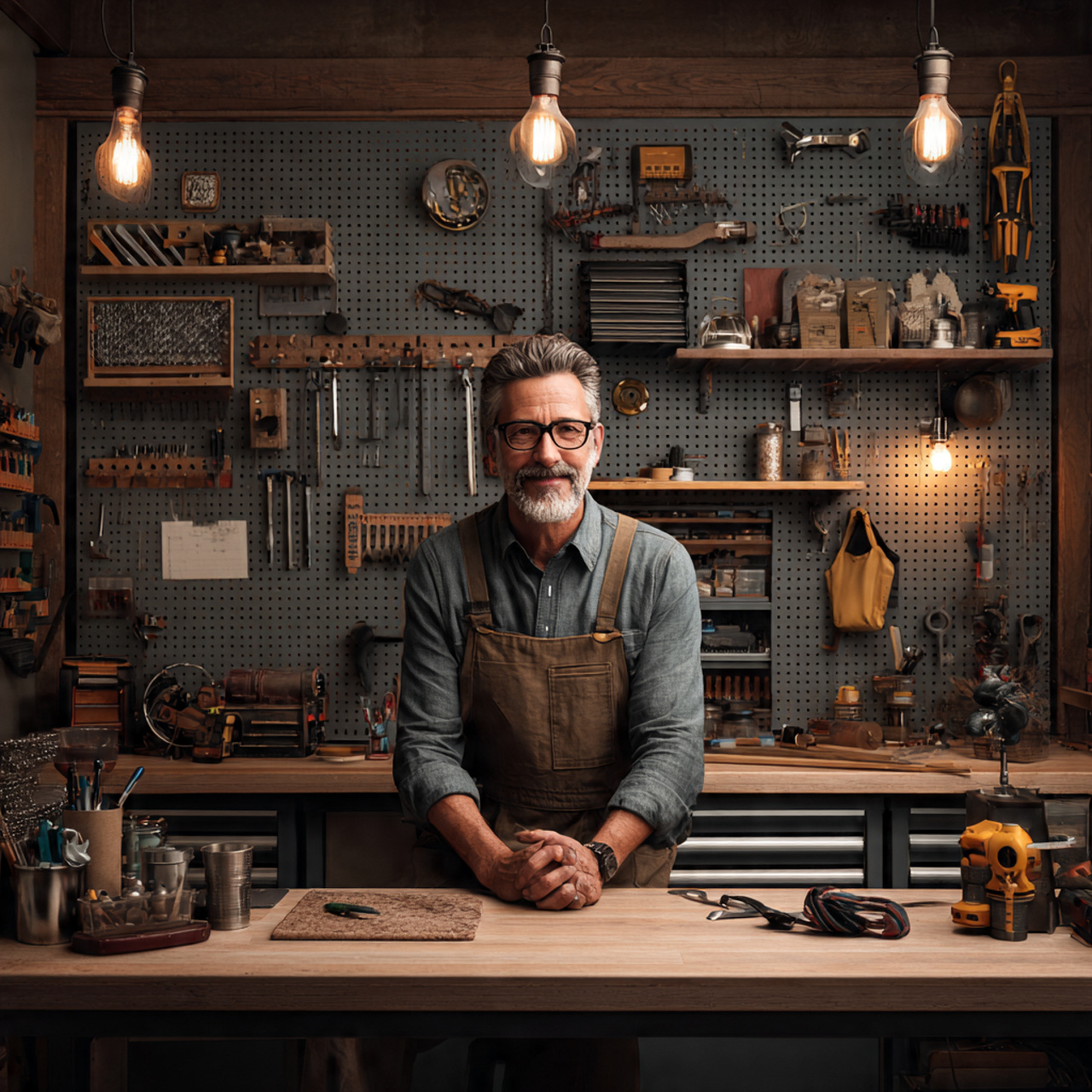 a realistic lifestyle garage scene featuring garage