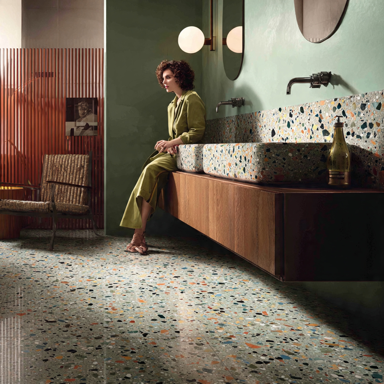 25 Bathroom Flooring Ideas for Stylish, Luxurious & Modern Homes 25 a retro modern bathroom flooring ideas setting with