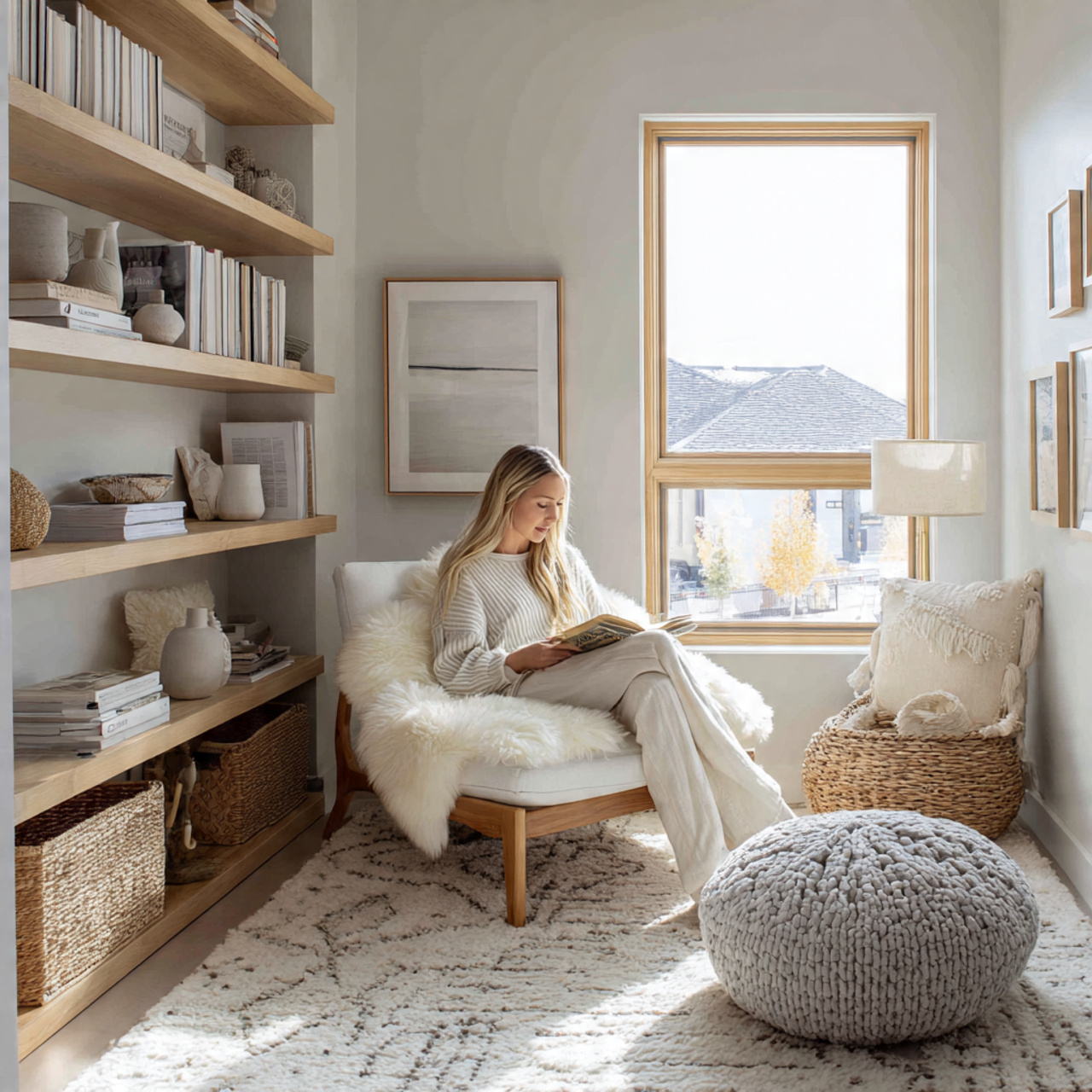25 Inspiring Reading Room Ideas to Transform Your Space 13 a scandinavian inspired bright reading room white and