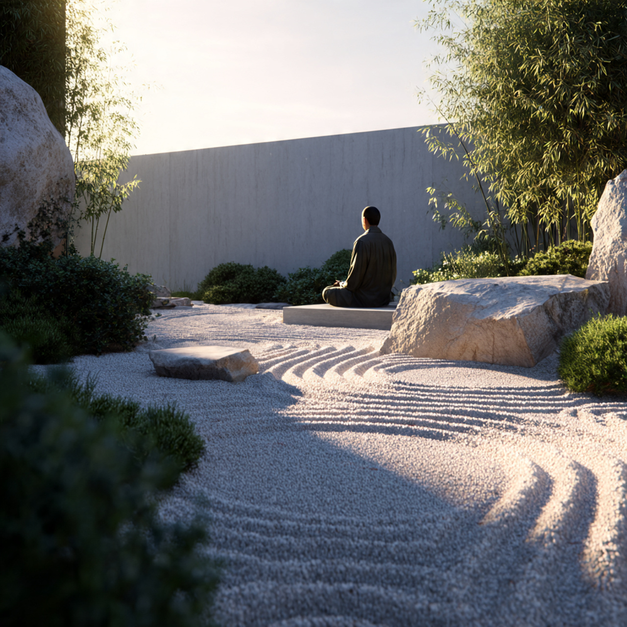 25 Backyard Ideas That Boost Value, Style & Everyday Enjoyment 19 a serene backyard zen rock garden with