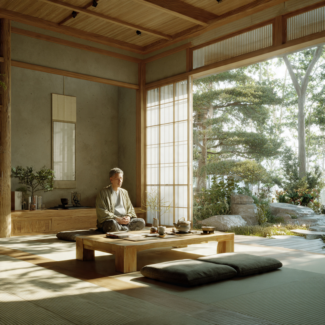 25 Sitting Room Ideas to Instantly Refresh Your Home in Style 11 a serene interior showcasing sitting room ideas