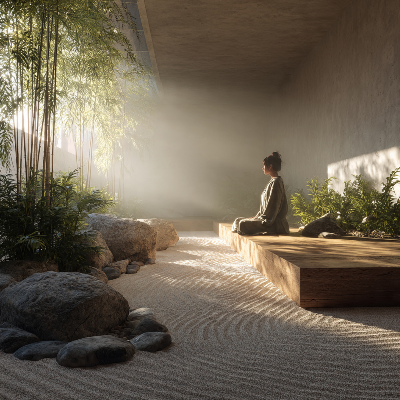 25 Outdoor Ideas Ideas That Instantly Transform Your Backyard 8 a serene zen meditation space with raked