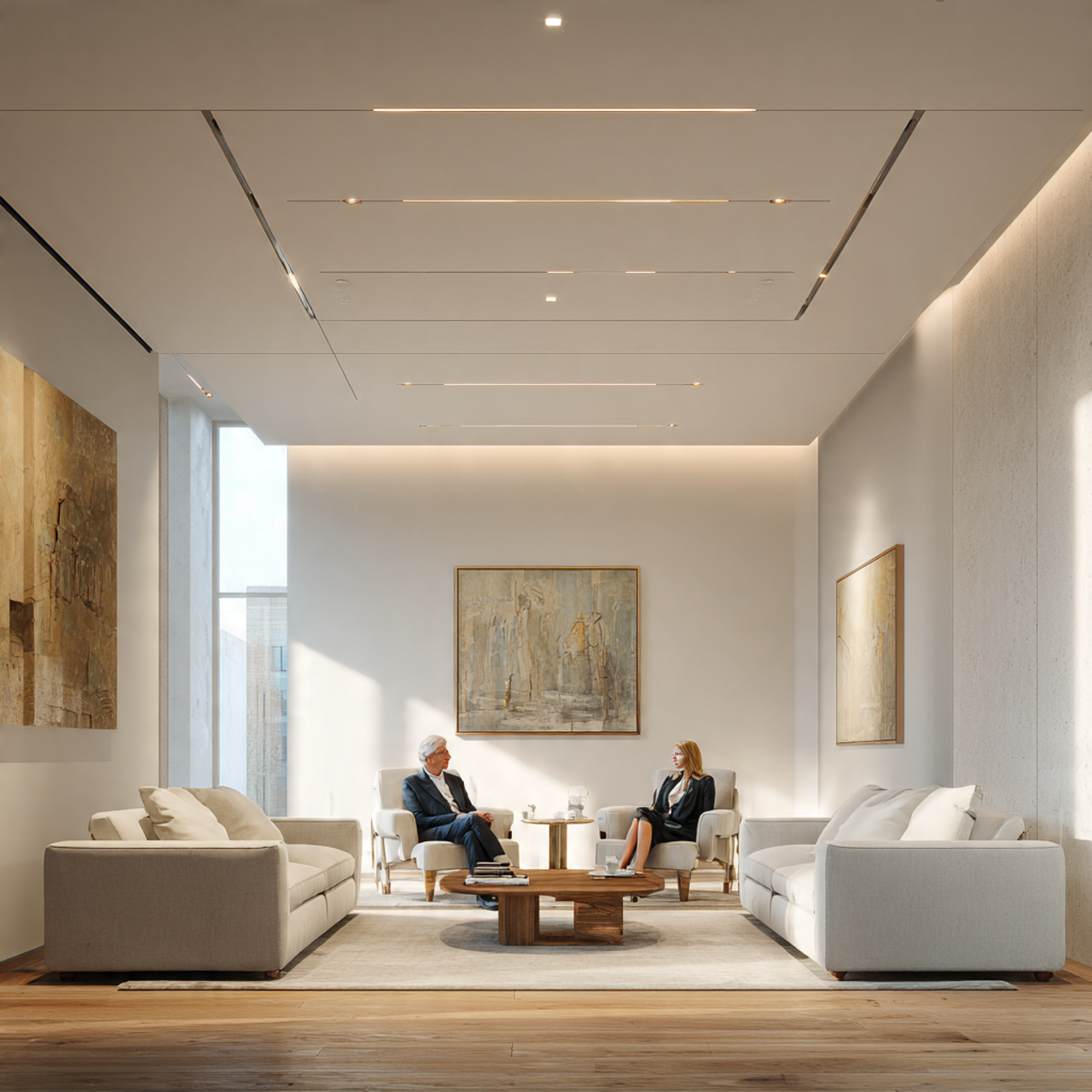 25 Living Room Lighting Ideas to Brighten and Transform Your Home 4 a sleek contemporary living room with recessed