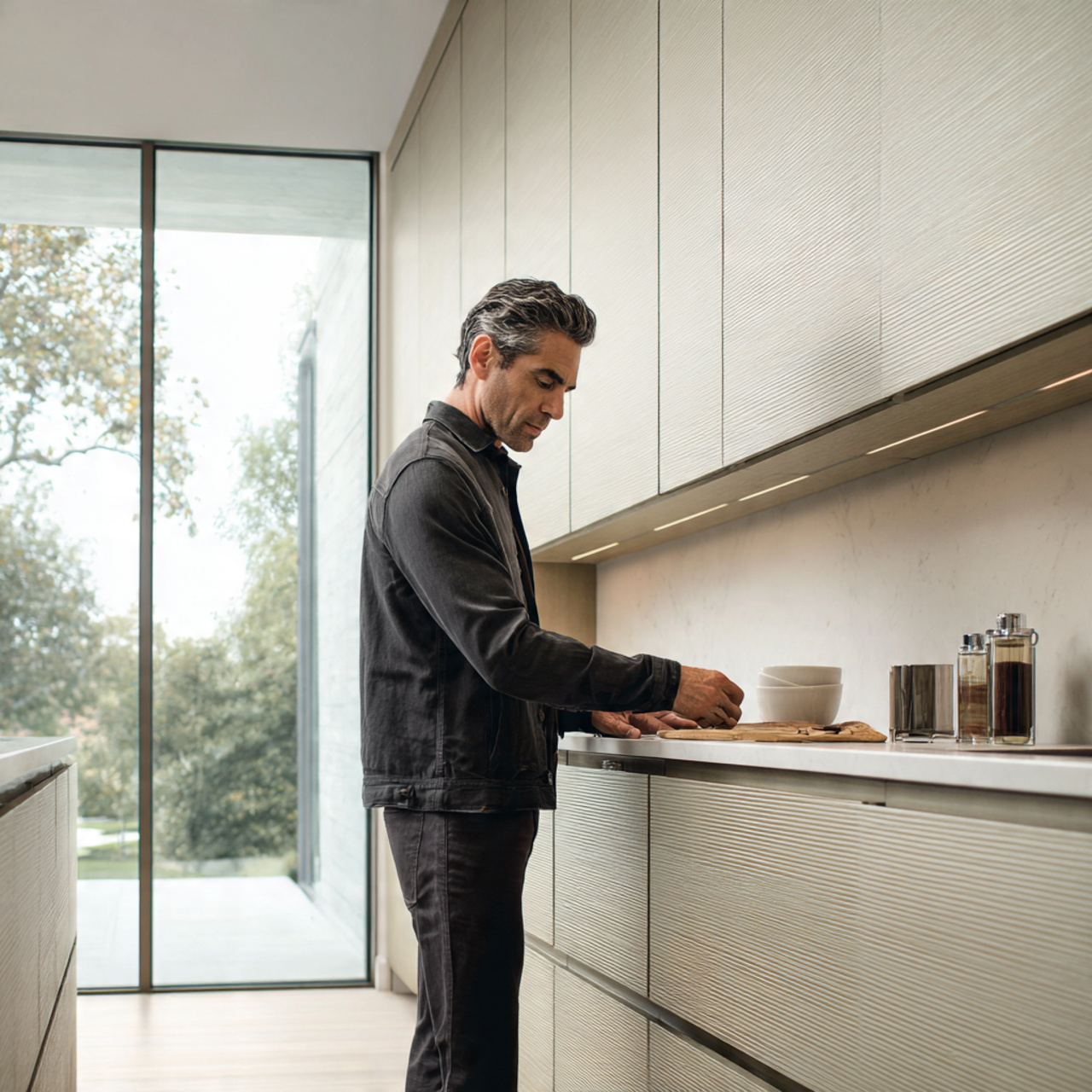 25 Dream Kitchen Cabinets Ideas to Transform Your Space 24 a sleek kitchen featuring minimalist recessed hardware