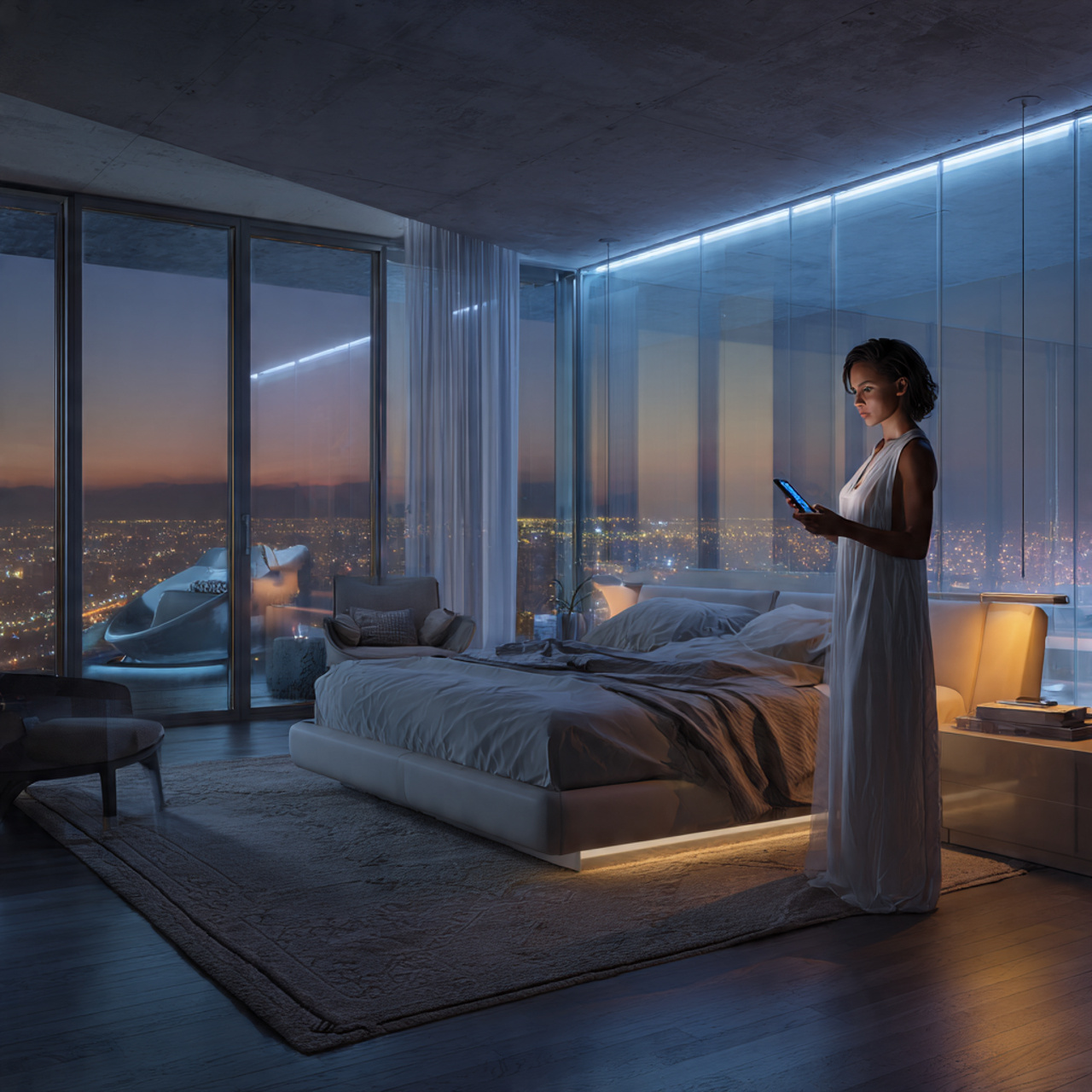 25 Bedroom Lighting Ideas That Instantly Elevate Style & Co 7 a sleek modern bedroom with adjustable led