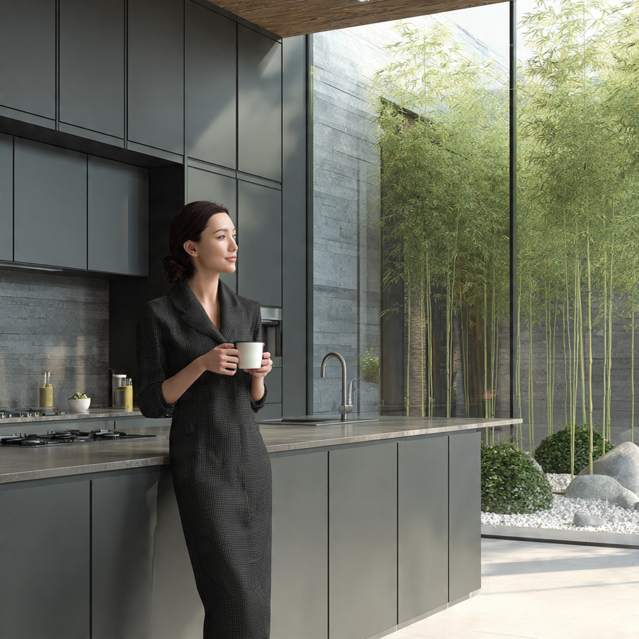 25 Dream Kitchen Cabinets Ideas to Transform Your Space 5 a sleek modern kitchen featuring flat panel dream